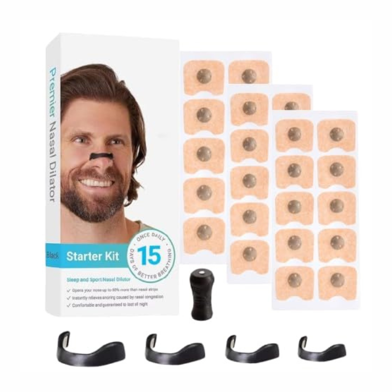 Magnetic Nasal Strips for Breathing | Boost Oxygen Intake | Snoring Stopper For Men | 15 Count